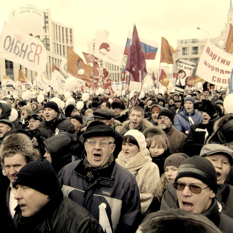 Moscow rally, 24 December 2011, Sakharov Avenue