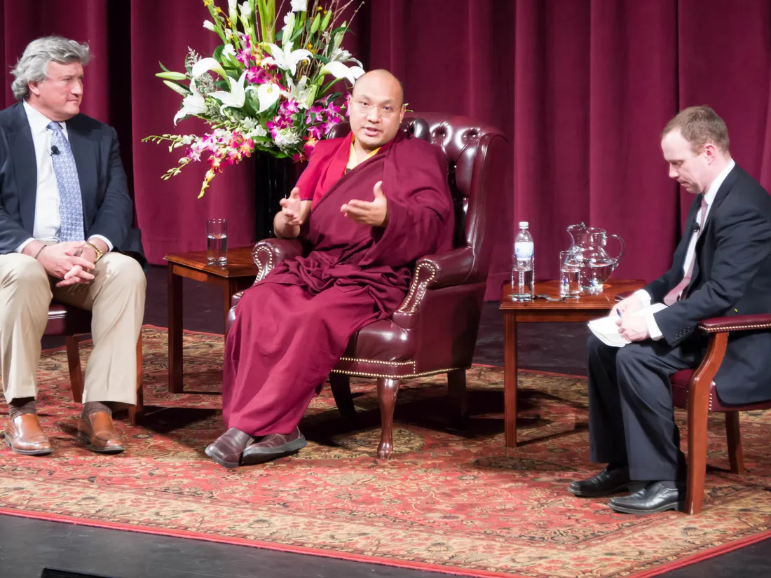 His Holiness the 17th Karmapa at Stanford University