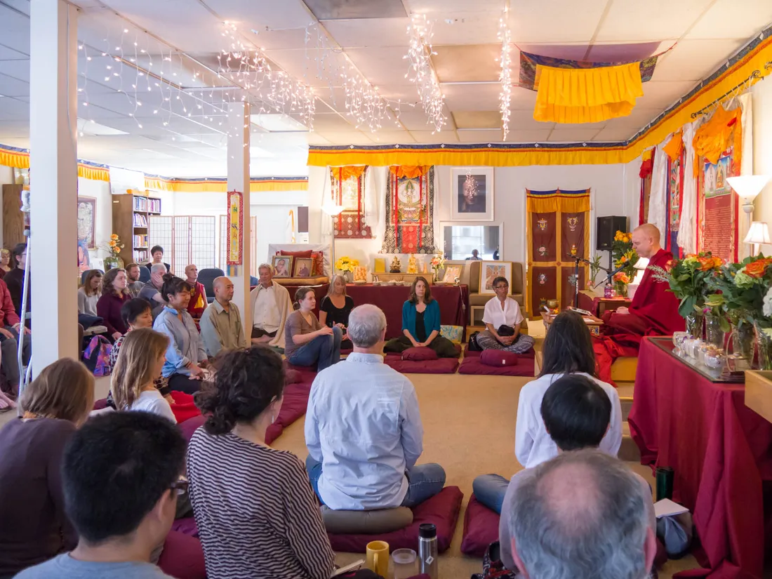 Ven. René Feusi at Ocean of Compassion Buddhist Center