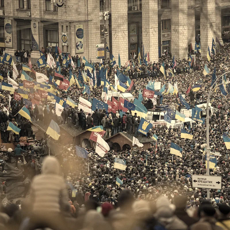 Euromaidan demonstrations, Maidan Nezalezhnosti, Kyiv